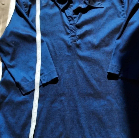 Pierre Cardin Options XLarge Blue Womens Blouse - Picture 6 of 14